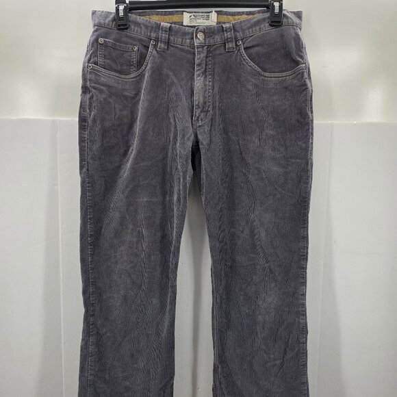 Mountain Khakis Corduroy Pants Mens 36 x 32 Comfort Gray Cords Classic Fit - Picture 1 of 12